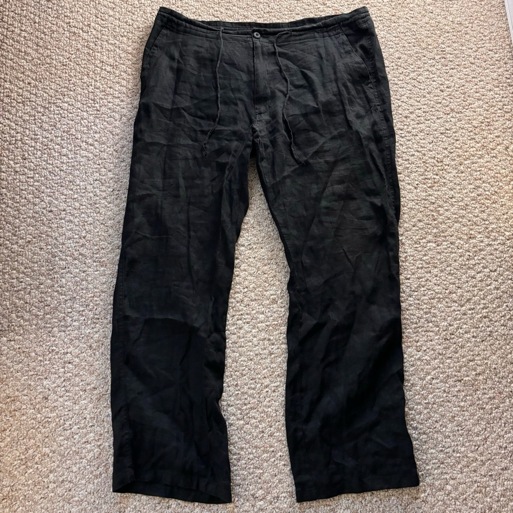 BRUNO NEW YORK 100% Linen Pants